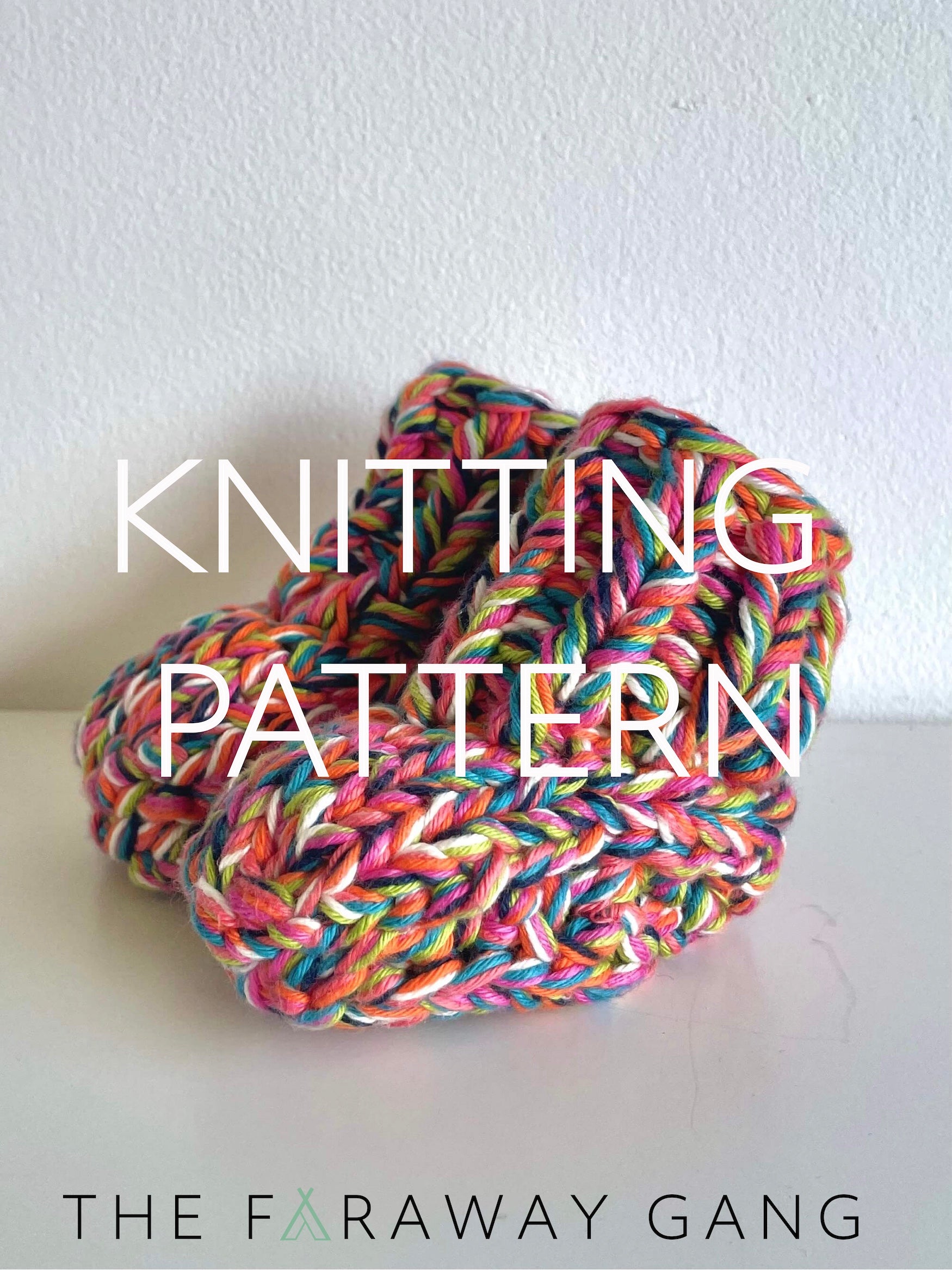 The 'Paintbox' Hand-knit Booties Pattern | PDF Instant Download