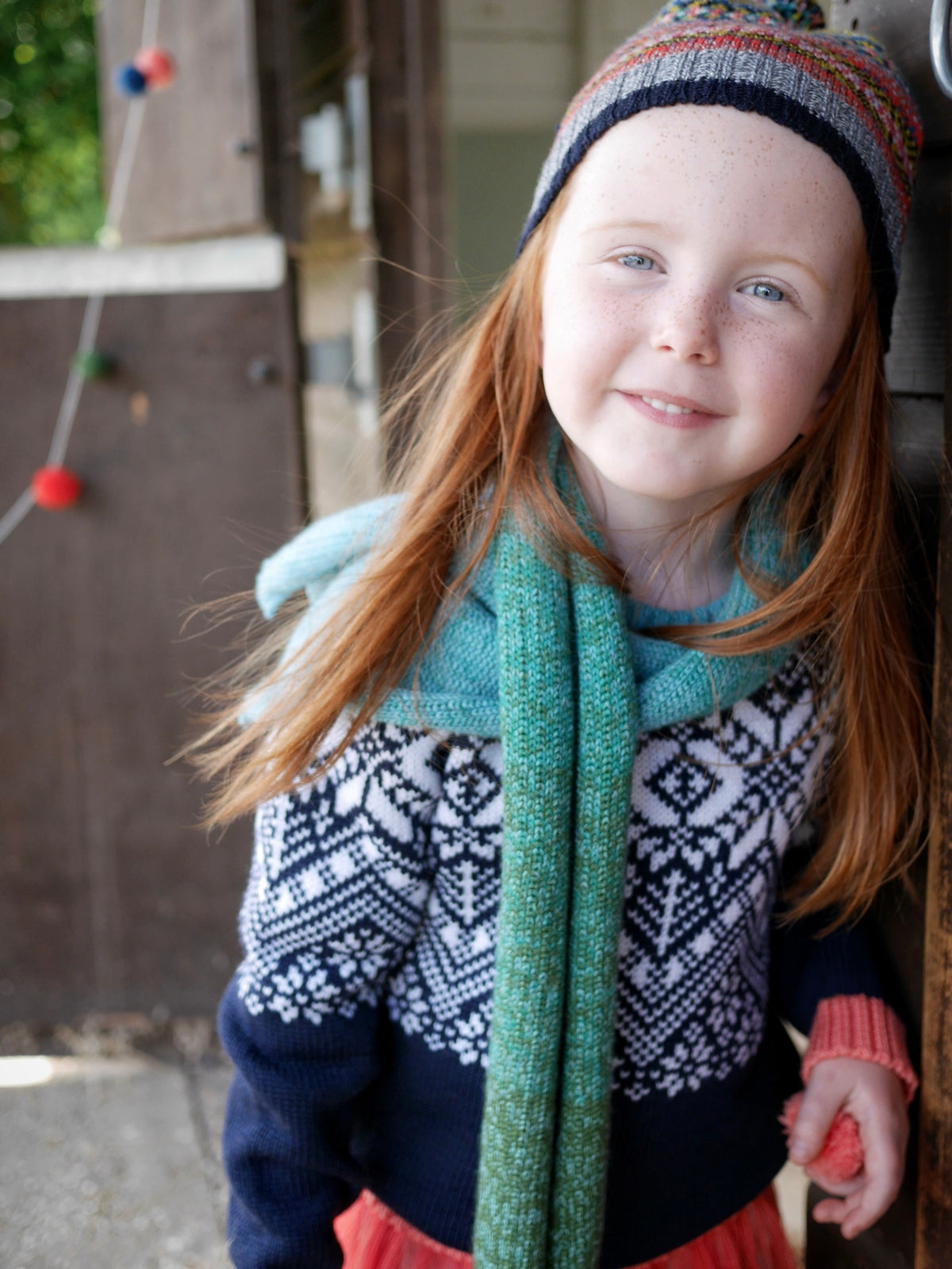 The 'Ombre' Children's Knitted Scarf
