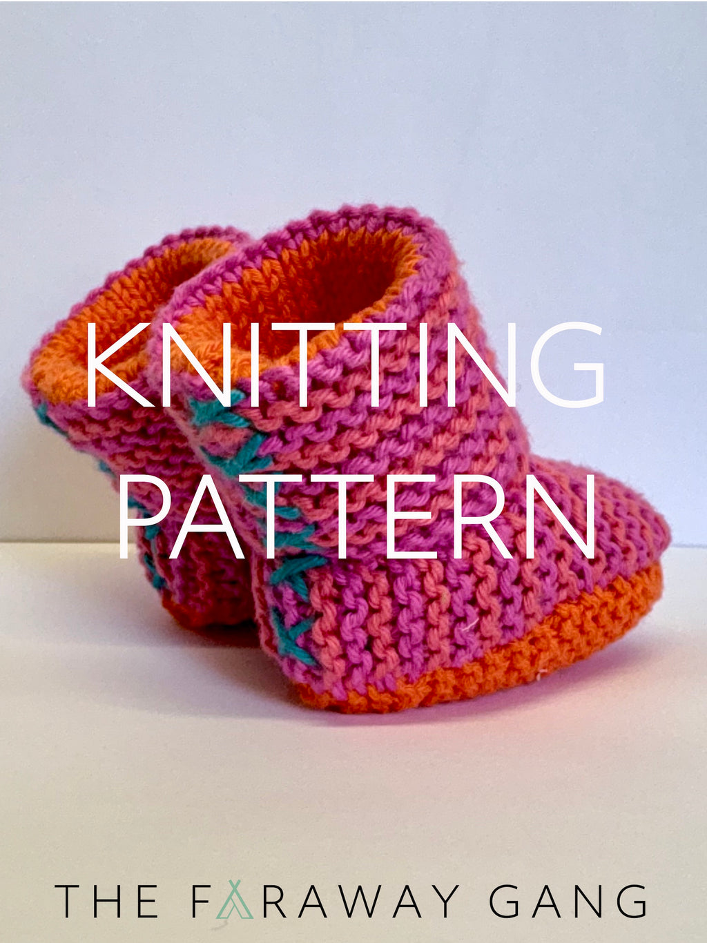 Stripey Baby Booties Knitting Pattern | PDF Instant Download