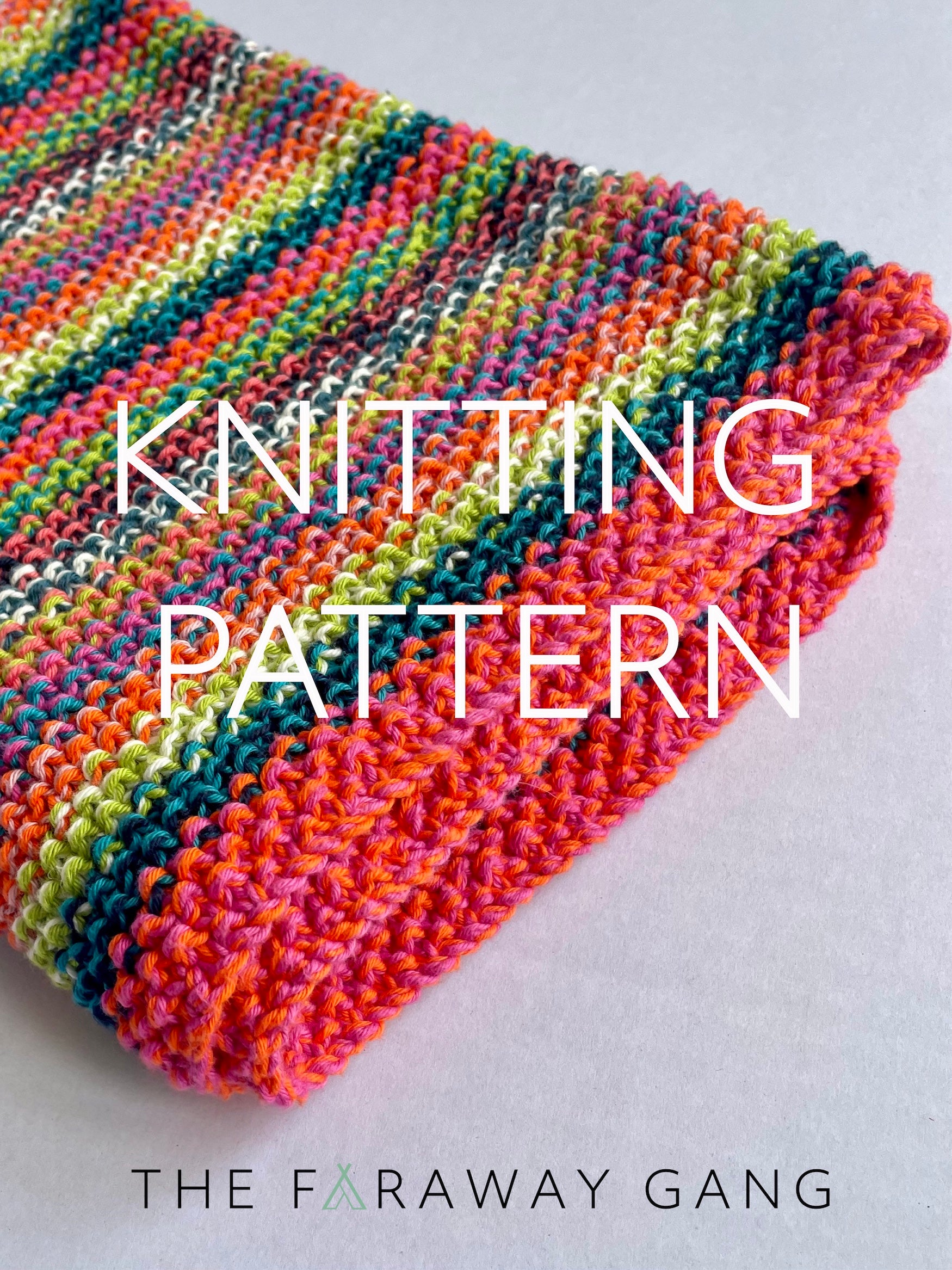Hand-knit Baby Blanket Knitting Pattern | PDF Instant Download