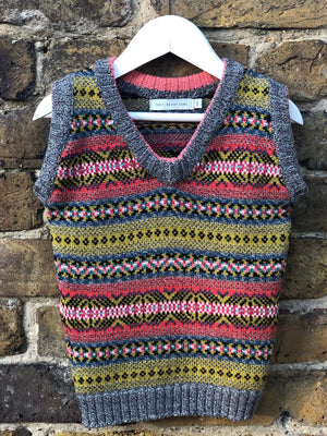 Children's knitted tank top.