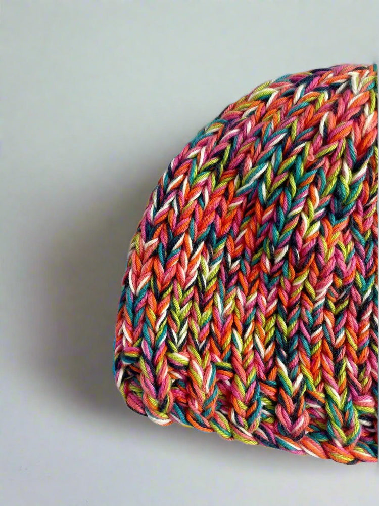 'Over The Rainbow' Hand-knitted Baby Hat