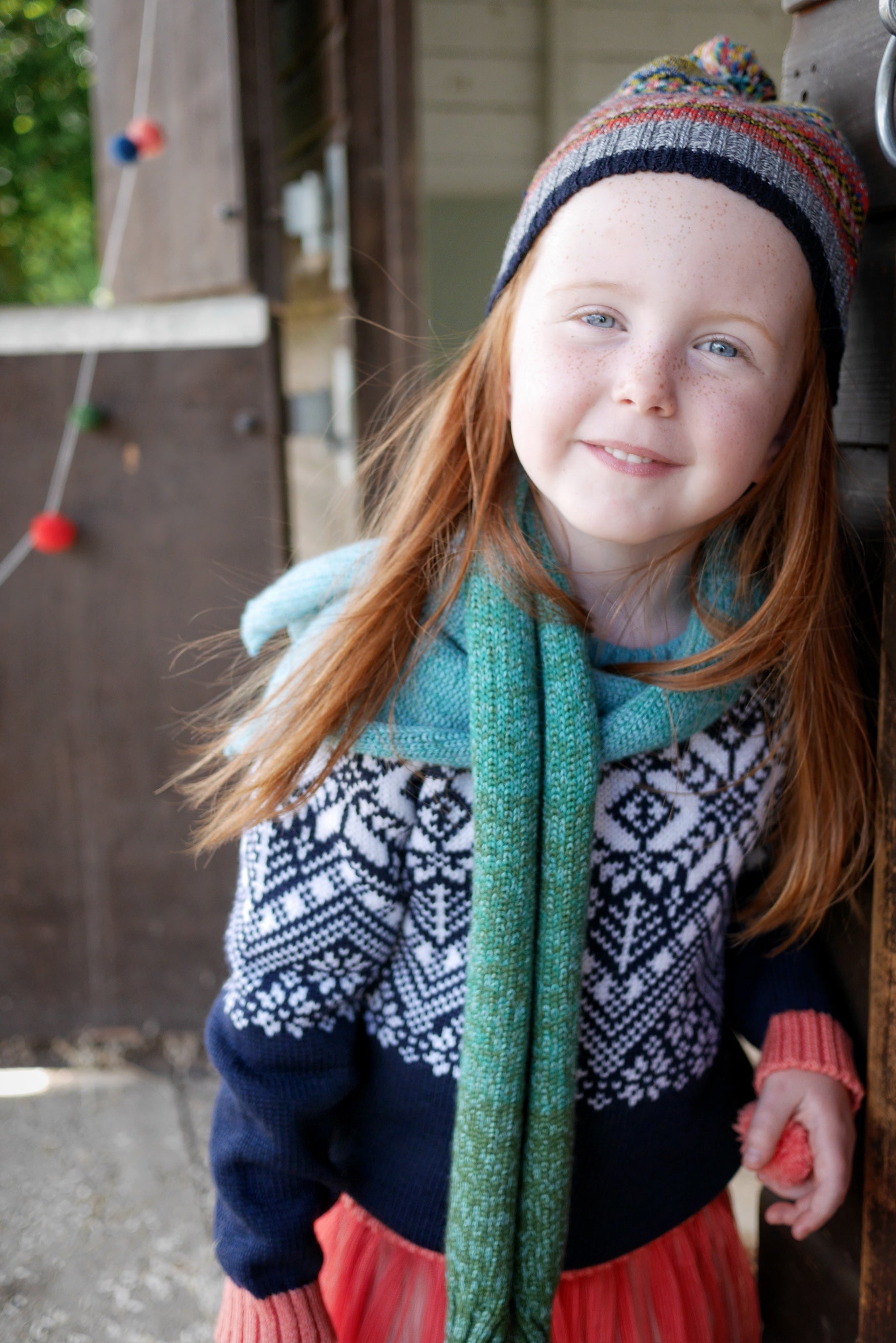 The 'Ombre' Children's Knitted Scarf