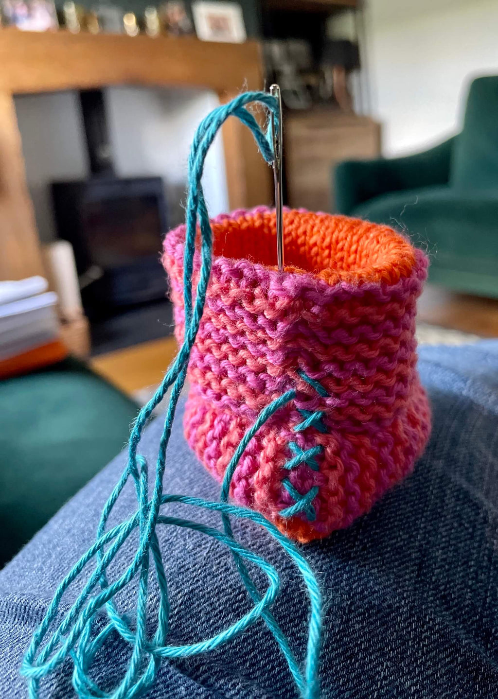Stripey Baby Booties Knitting Pattern | PDF Instant Download
