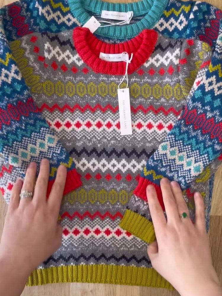
            
                Load and play video in Gallery viewer, The &amp;#39;Daydreamer&amp;#39; Children&amp;#39;s Knitted Jumper
            
        
