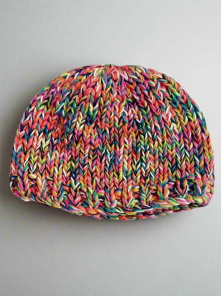 'Over The Rainbow' Hand-knitted Baby Hat