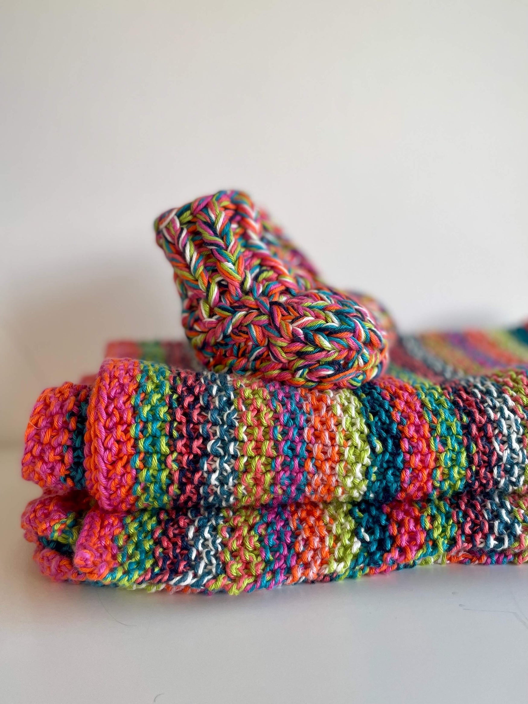 The 'Paintbox' Hand-knit Booties Pattern | PDF Instant Download