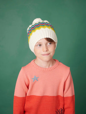 
            
                Load image into Gallery viewer, Young boy wearing the white navigator hat.
            
        